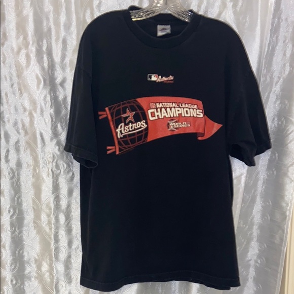 MLB 2005 Astros National League Champions T-Shirt Adult Size XL 🔥 YB7 - Picture 1 of 4